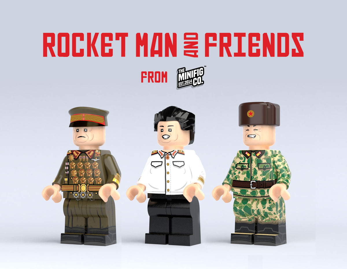 Custom Printed Lego - Rocket Man & Friends - The Minifig Co.