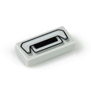 Custom Printed Lego - 1x2 Viewport Tile - The Minifig Co.