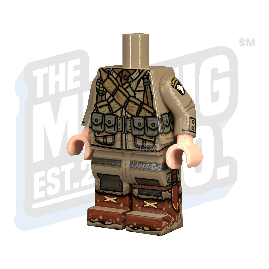 Custom Printed Lego - U.S. 101st Airborne (Bandolier) - The Minifig Co.