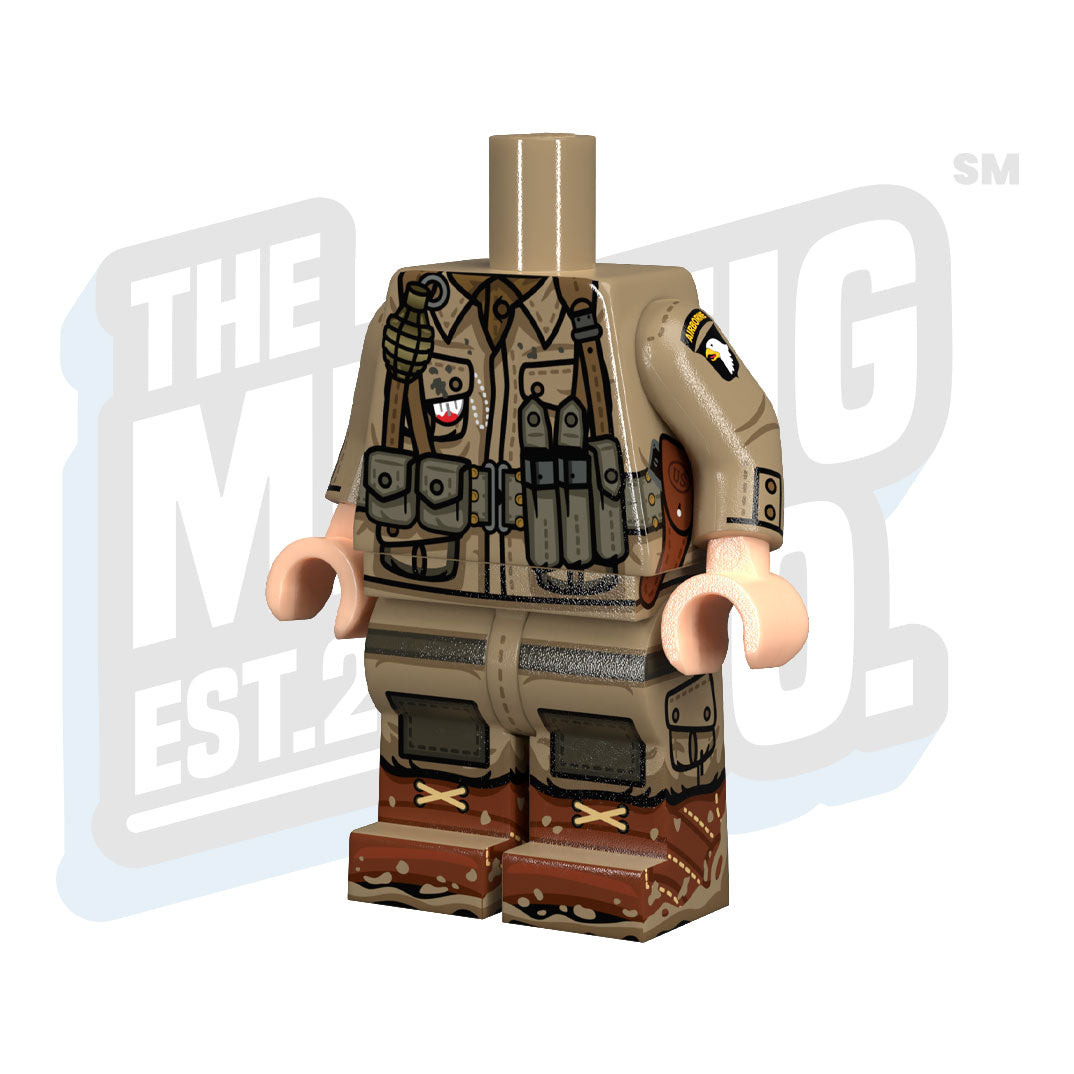Custom Printed Lego - U.S. 101st Airborne (Captain) - The Minifig Co.