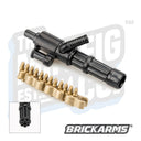 Custom Printed Lego - Minigun w/ Ammo Chain - The Minifig Co.