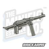 Custom Printed Lego - MP40 V2 Extended (Gunmetal) - The Minifig Co.