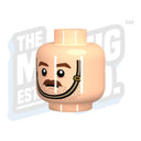 Custom Printed Lego - British Chinstrap Head #09 - The Minifig Co.
