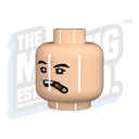 Ol' Squinting Cigar Head (Lt. Flesh) - The Minifig Co.