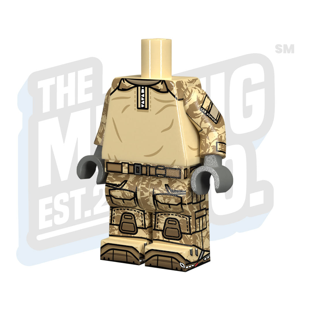 Custom Printed Lego - Combat Shirt Bodies (DPM-D) - The Minifig Co.