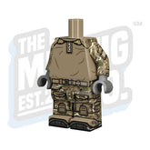 Custom Printed Lego - Combat Shirt Bodies (MTP) - The Minifig Co.
