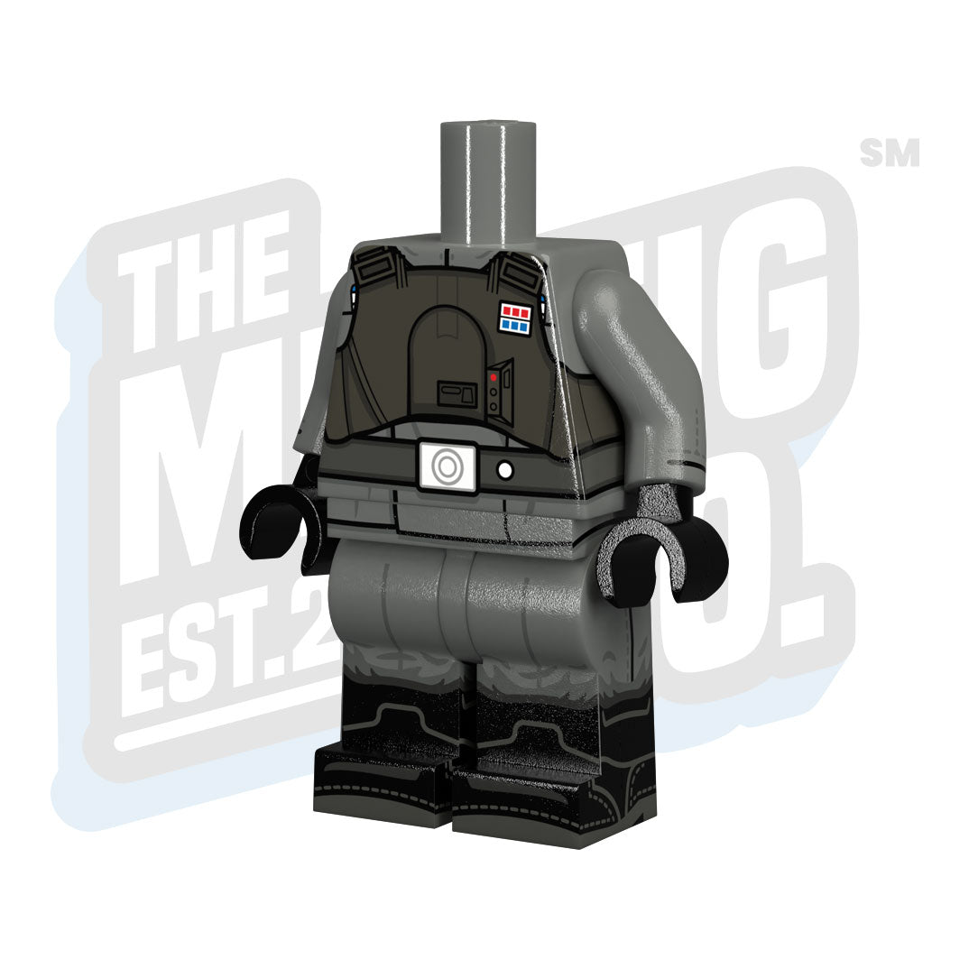 Custom Printed Lego - Imperial Officer Armored (Commander) - The Minifig Co.