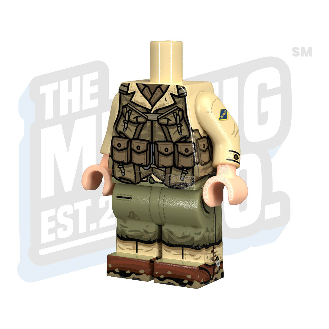 Custom Printed Lego - US Assault Vest Body (BAR) - The Minifig Co.