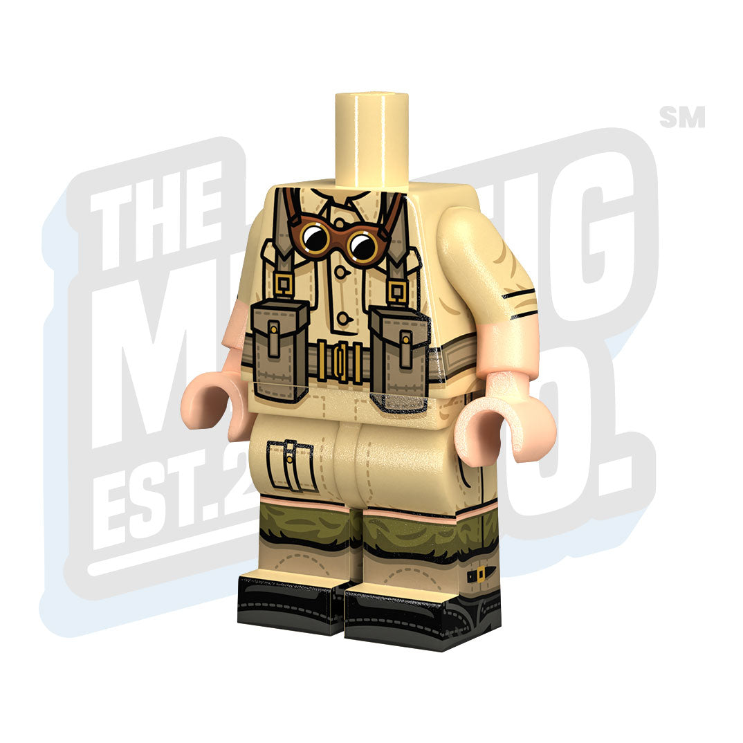 WWII British Desert Body (Goggles) - The Minifig Co.