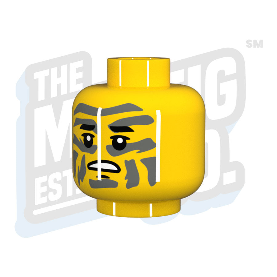 Custom Printed Lego - Face Paint Head - The Minifig Co.