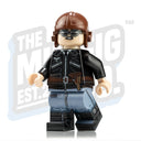 Custom Printed Lego - WWII German Pilot (Black/Sand Blue) - The Minifig Co.