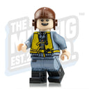 Custom Printed Lego - WWII German Pilot (Sand Blue) - The Minifig Co.