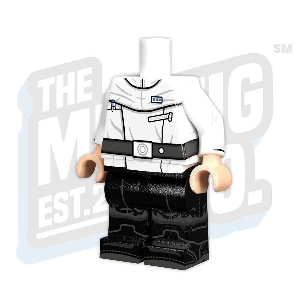 Custom Printed Lego - Imperial ISB Officer (Poncho/Lieutenant) - The Minifig Co.