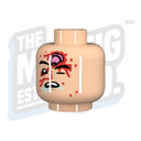 Brain Gash #01 Head (Lt. Flesh) - The Minifig Co.