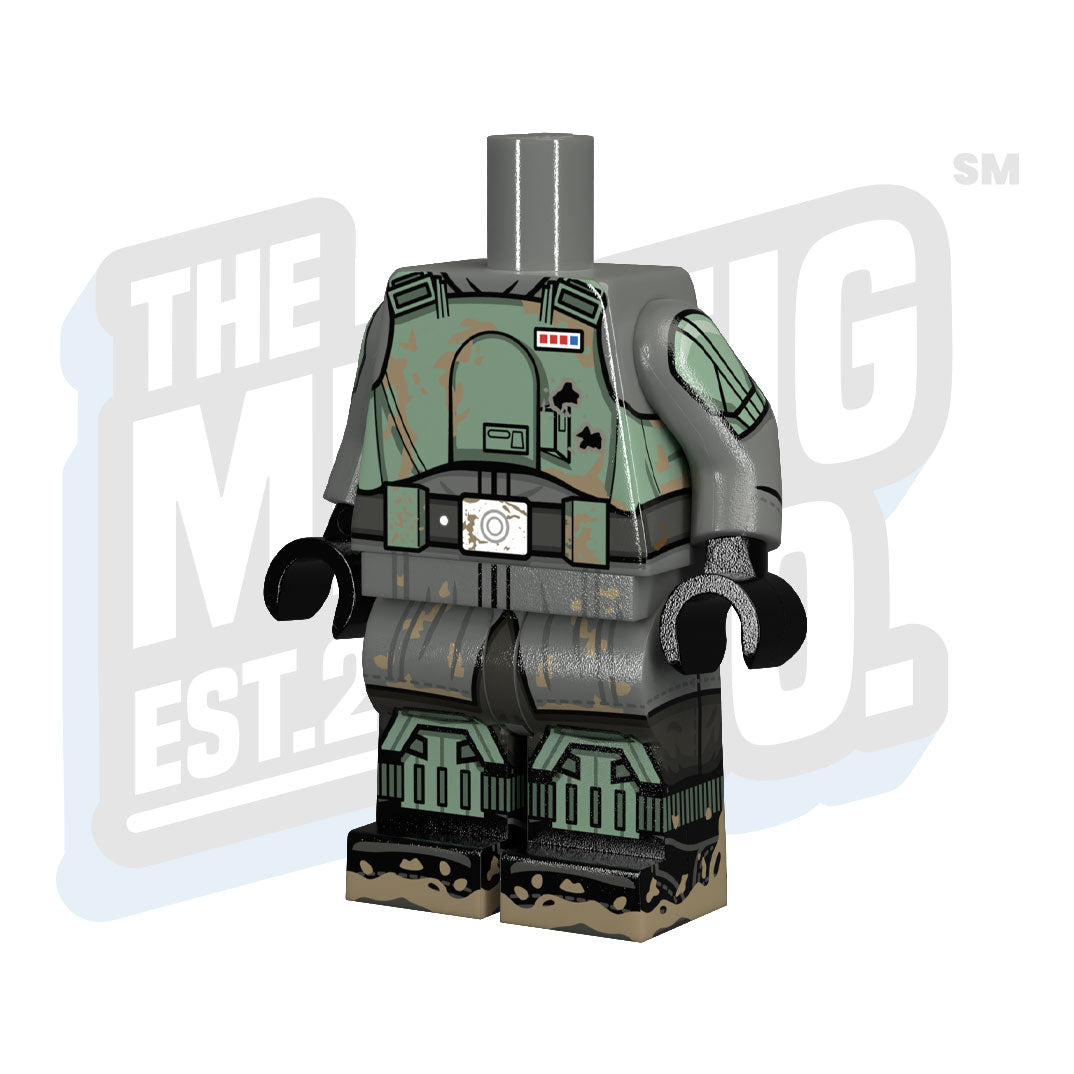 Custom Printed Lego - Mudtrooper Bodies (Sand Green) - The Minifig Co.