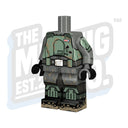 Custom Printed Lego - Mudtrooper Bodies (Sand Green) - The Minifig Co.