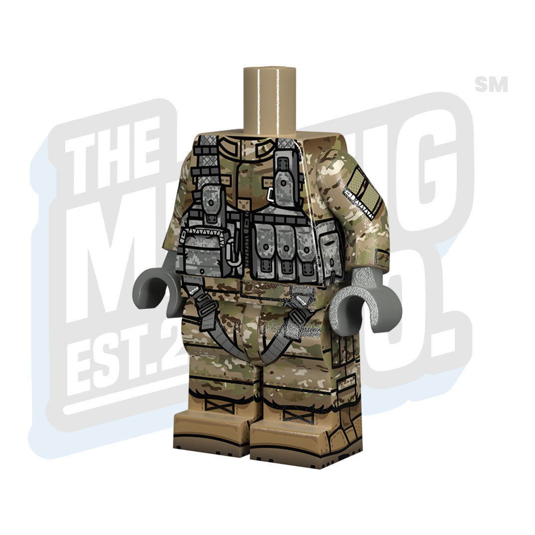 Custom Printed Lego - US Crew - National Guard UCP - The Minifig Co.