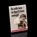 Custom Printed Lego - Do With Less Poster Tile - The Minifig Co.