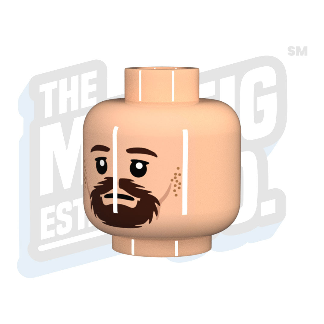 Soviet Head #03 (Lt. Flesh) - The Minifig Co.