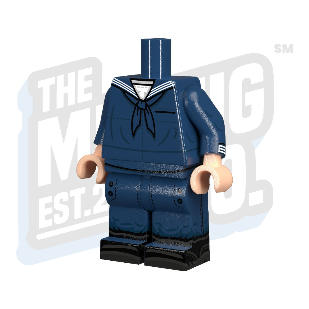 Custom Printed Lego - U.S. WWII Navy Blues - The Minifig Co.