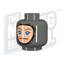 Custom Printed Lego - Winter Wrap Head (DBG) - The Minifig Co.