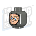 Custom Printed Lego - Winter Wrap Head (DBG) - The Minifig Co.