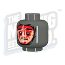 Custom Printed Lego - Winter Wrap Head (DBG) - The Minifig Co.