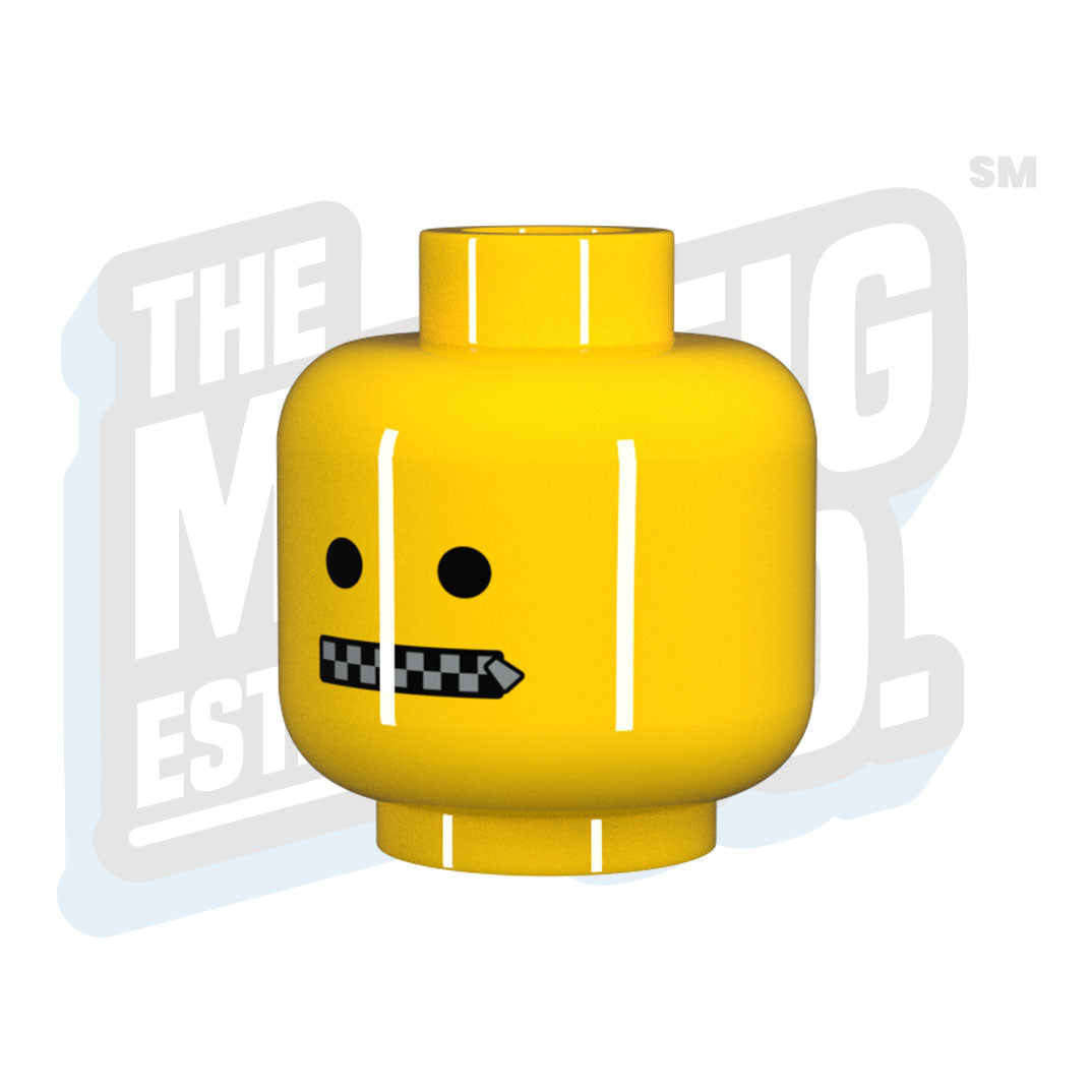 Custom Printed Lego - Zipper Head - The Minifig Co.