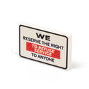 Custom Printed Lego - Refuse Service Tile - The Minifig Co.