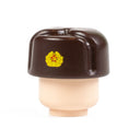 Custom Printed Lego - Ushanka (Dark Brown) - The Minifig Co.